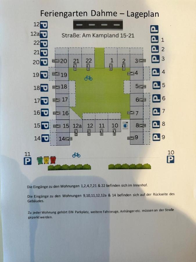 Feriengarten Dahme W 20 Luaran gambar